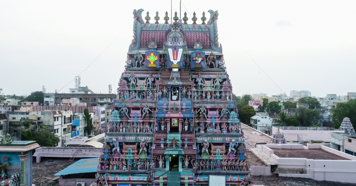  sri parthasarathy temple architectural wonder from the 8th century